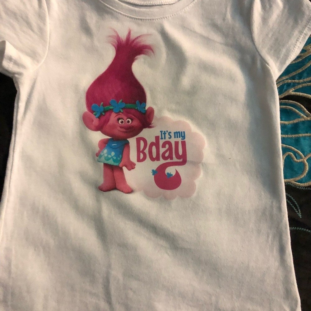 Made 2 Order Trolls It’s my bday custom shirt